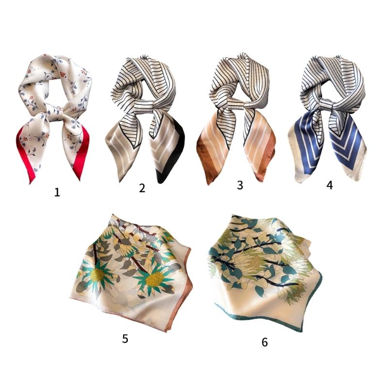 Large Scarf Silk Feeling Square for Men Women Multifunctional Head Scarf Unisex Hijab Outdoor Neck Scarves Daily Wear