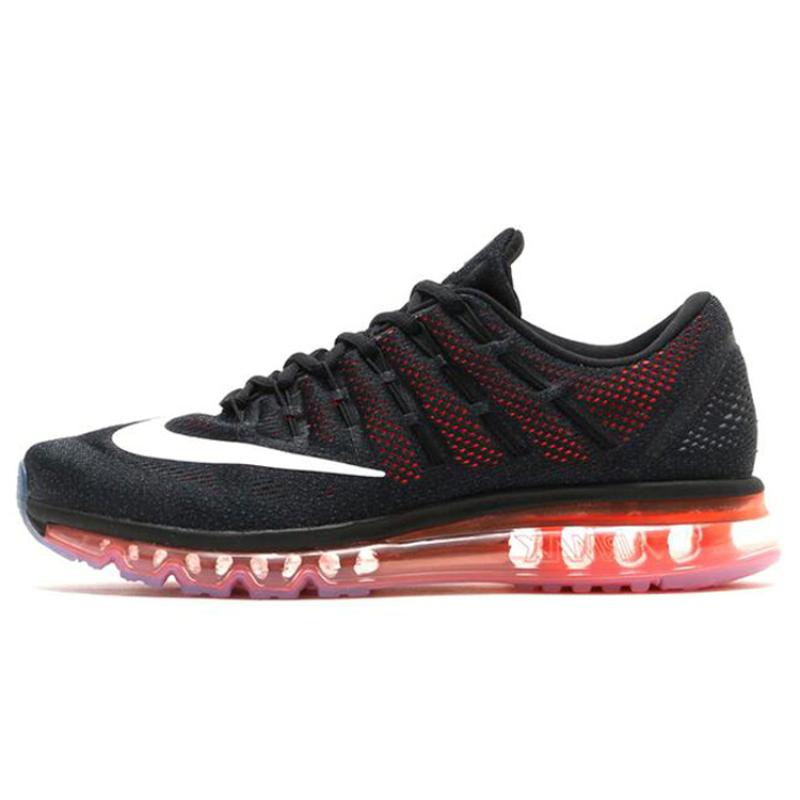 Nike Air Max 2016 Black Total Crimson Sneakers Casual Shoes 806771-008