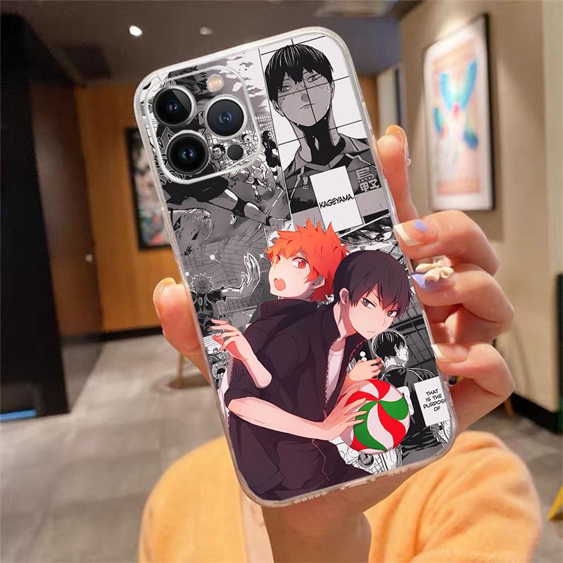 

Phone Case For iphone 17 Pro Max Air 16 15 14 13 Pro Max 15 16 Pro 15Plus Haikyuu Hinata Attacks Anime iphone 13