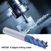 HRC65 Degrees  Milling Cutter NanO Coated Tungsten Steel 4 Flute Flat End Mill 10mm  (10x25x10Dx75L)