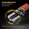 AUXITO 10X Ultra Red T10 W5W Interior Package LED Light bulbs 194 168 14E