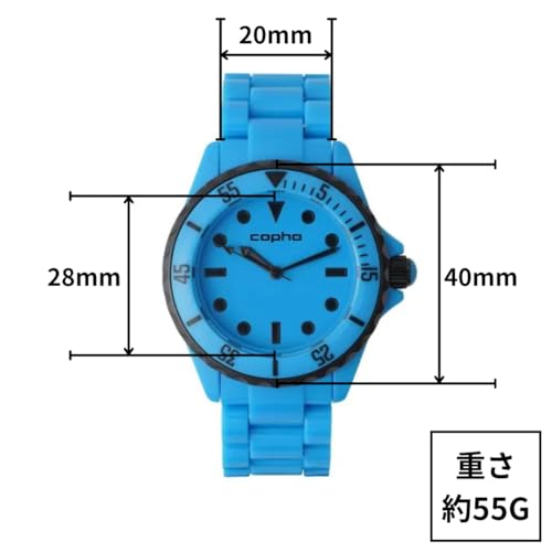[COPHA] COPHA Watch SWAGGER Unisex Limited Edition Diver's Design Lightweight Durable High-Reading Quartz Official Import Purple