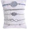 Retro Women's Multi-layer Alloy Palm Bracelet - Stackable Hand Jewelry and Fashion Accessories