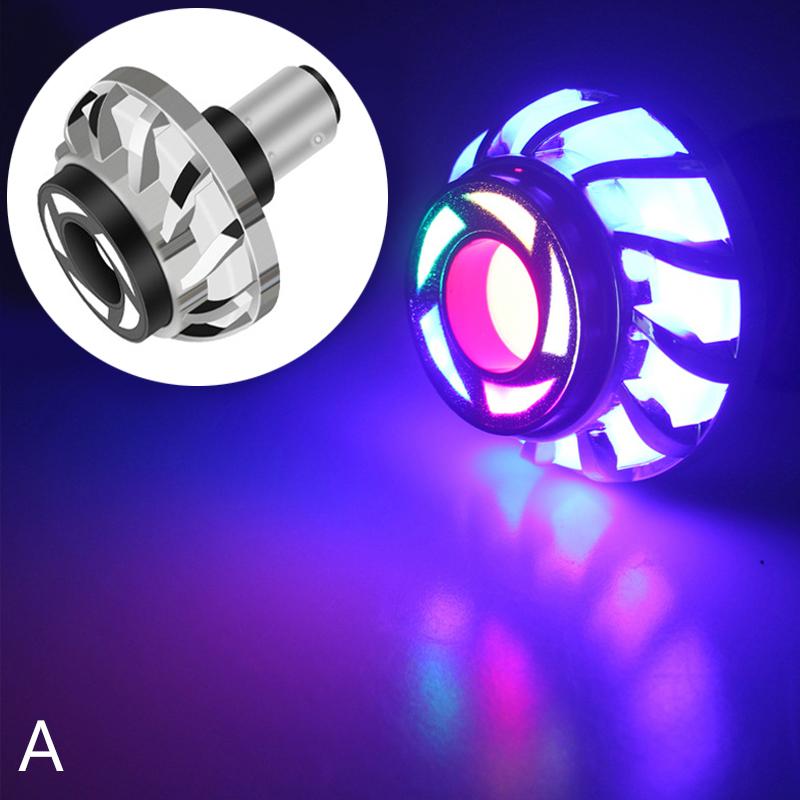 Motorcycle Warning Lamp Angel Eye Tail Brake Rear Lights LED Motorbike Brake Lamp Flash Strobe Accessories Universal