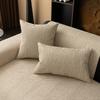 Japanese Imitation Cotton And Linen Sofa Cushion, Universal In All Seasons, Linen, Simple Sofa Seat Cushion, Fixed Non-Slip Cover, Cover Cloth Towel