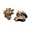 Brass Vintage Ox Head Knife Pendant Paracord Crafting Outdoor Gear Decor DIY Accessory
