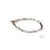 Bebello [Bs-347] 925 Silver Square Chain Bracelet