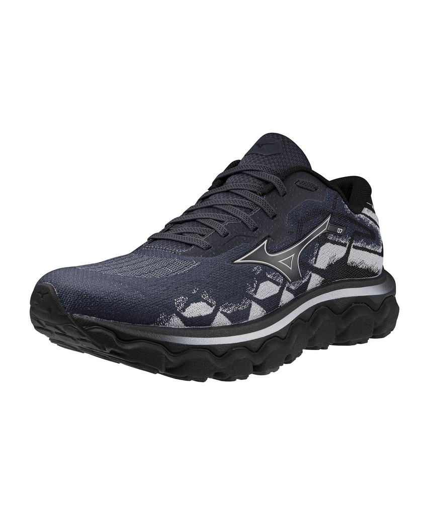 Mizuno (Male) Wave Horizon 7 - India Ink:Nimbus Cloud:Black / J1Gc242653