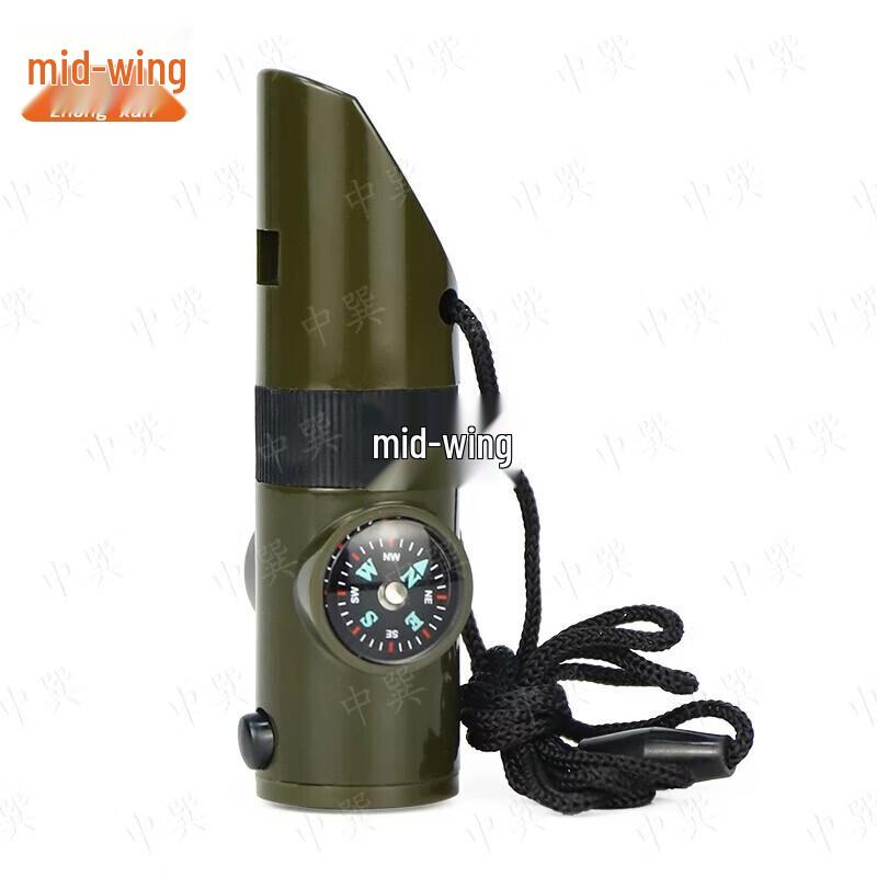 Multifunction 7-in-1 Outdoor Survival Whistle