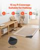 Rug Pad 0.91 x 1.52 m, Non-slip Carpet Area Pad, Rug Mat Padding with Dual Surface Felt Cushion & Rubber Gripper, Hardwood Floor Protection for All