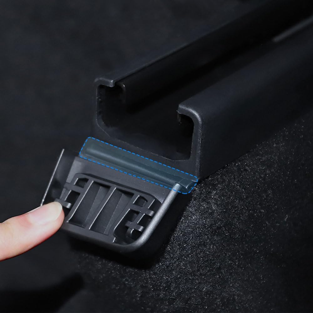 Rear Seat Slide Rail Plug Compatible with Tesla Model 3 Y 2017-2023, 4PCS Rear Seat Slide Rail Plug Rubber Protector Cover Replacement