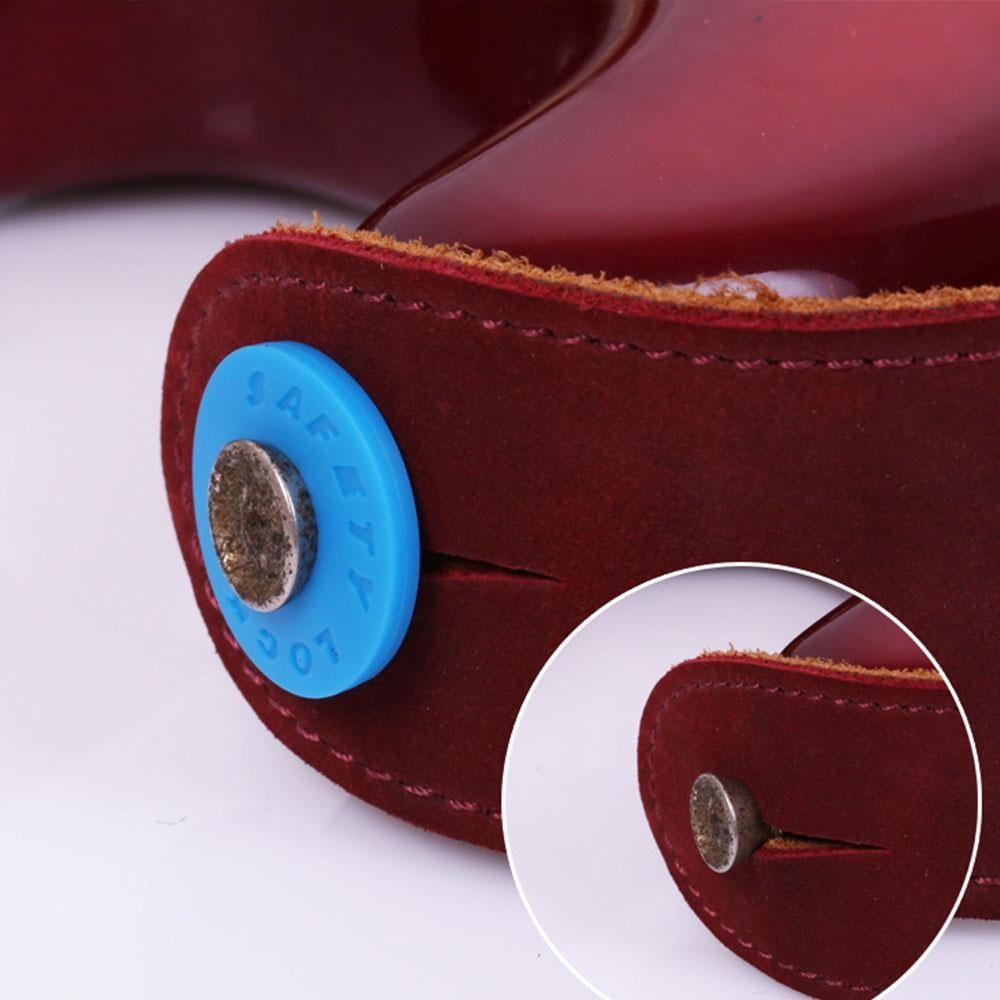 4Pcs Guitar Strap Locks Blocks Silicone Soft Anti Slip Tail Nail Buckle Parts