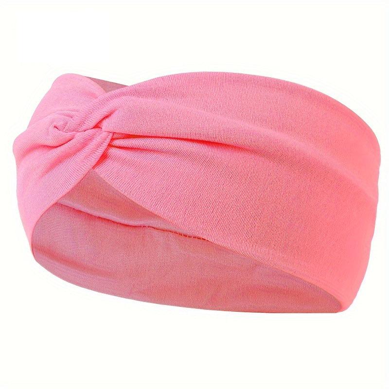 Bandeau Croisé de Sport pour Femme pour Maquillage, Yoga et Lavage du Visage