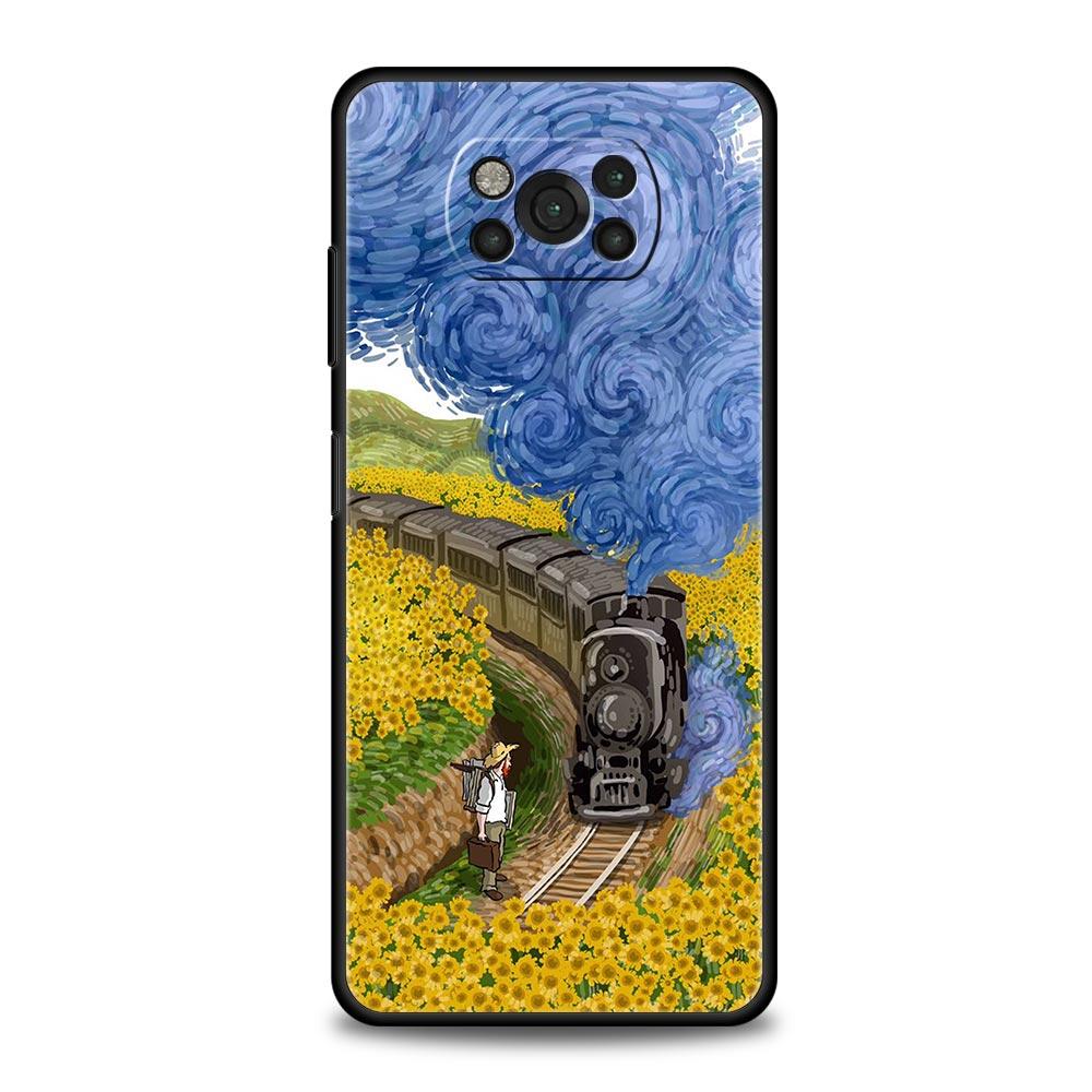 Art Vincent Van Gogh Starry For Xiaomi 12 Poco X3 NFC M3 F3 M4 X4 Pro 5G Phone Case Mi Note 10 Lite 11 10T 11T 11X 9T 11i Cover