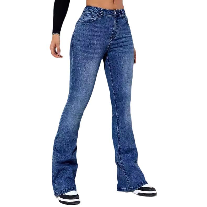 Jeans Donna Vita Alta Slim-Fit 2025 - Moda Europea e Americana Bestseller.