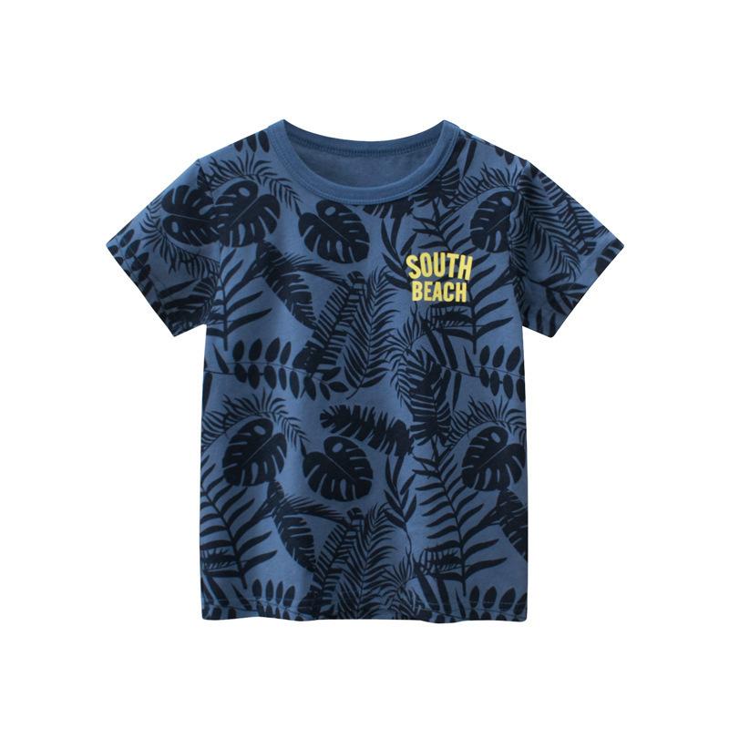 Summer Kids Cotton Short Sleeve T Shirt Lightweight Top for Toddlers and Children