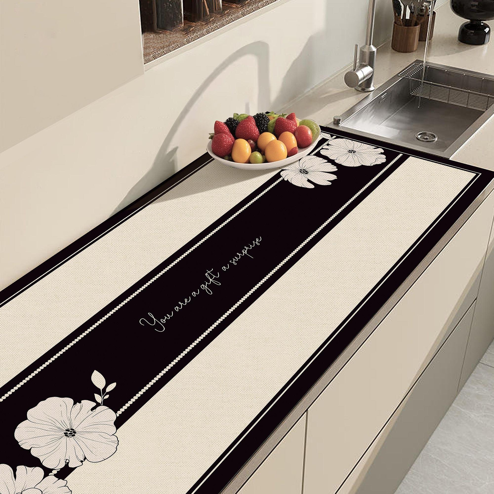 

Kitchen Countertop Drain Mat, Bar Counter Absorbent Mat, Heat-Resistant Mat, Stove Top Mat, Customizable Diatomaceous Earth Mat 40x60cm