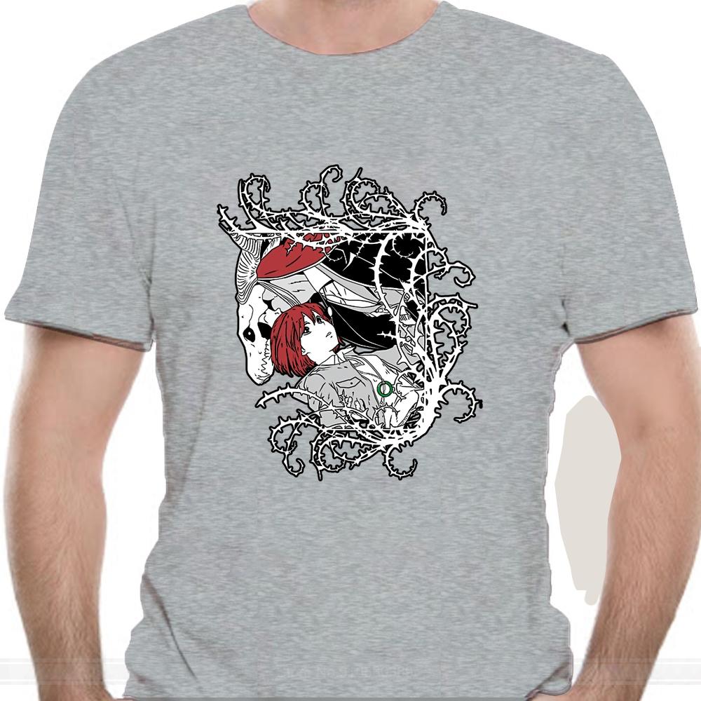 

Men TShirt Ancient Magus Bride T Shirts Chise And Elias Tee Shirt Short Sleeve Anime Ainsworth Manga Pl 4XL