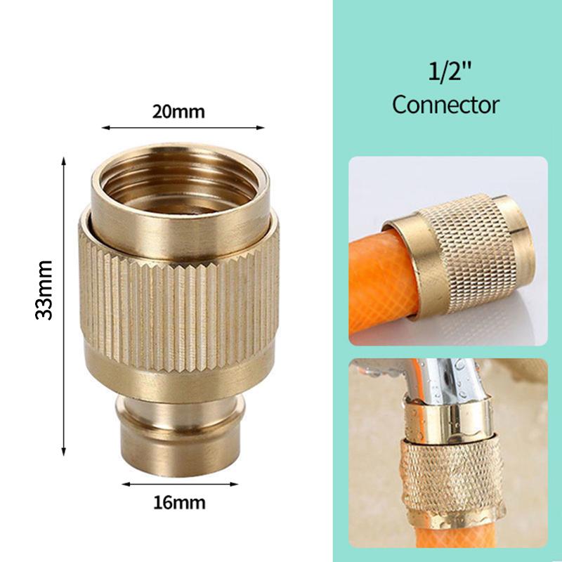 Duză de pulverizare Pistol de apă Aspersor direct din aliaj Presiune reglabilă Mașină de spălat furtun Robinet de apă Racord 1/2'' 3/4'' Conector rapid