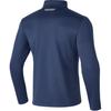 Skechers Basic Sports Series Half-Zip Outdoor Fitness Thermal Long Sleeve T-Shirt Men Tops Navy-Blue P424M135-002Z