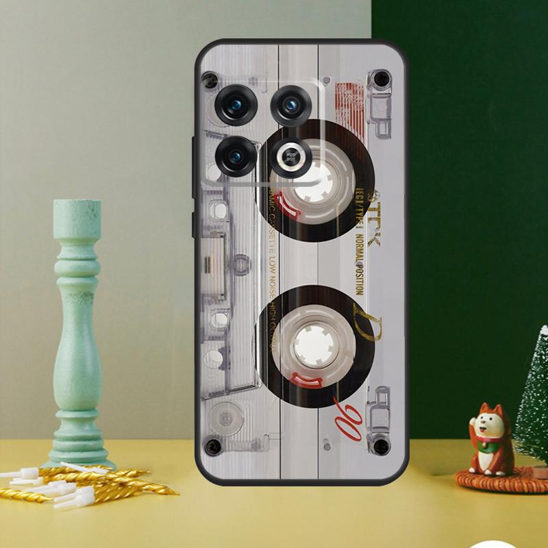 Cassette Tape Phone Case For OnePlus 13 12 11 13R 12R 10R 9 10 Pro 8T 9RT 10T Nord 4 CE 2 3 Lite N20 N30