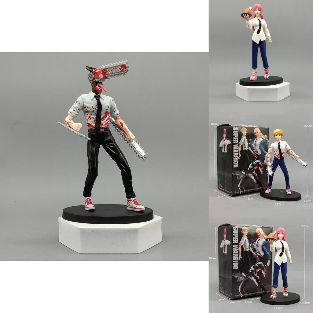 Kettensägenmann-Figur, Modellpuppe, Spielzeug, Weihnachtsgeschenk für Kinder, Denji Power Pochita Makima