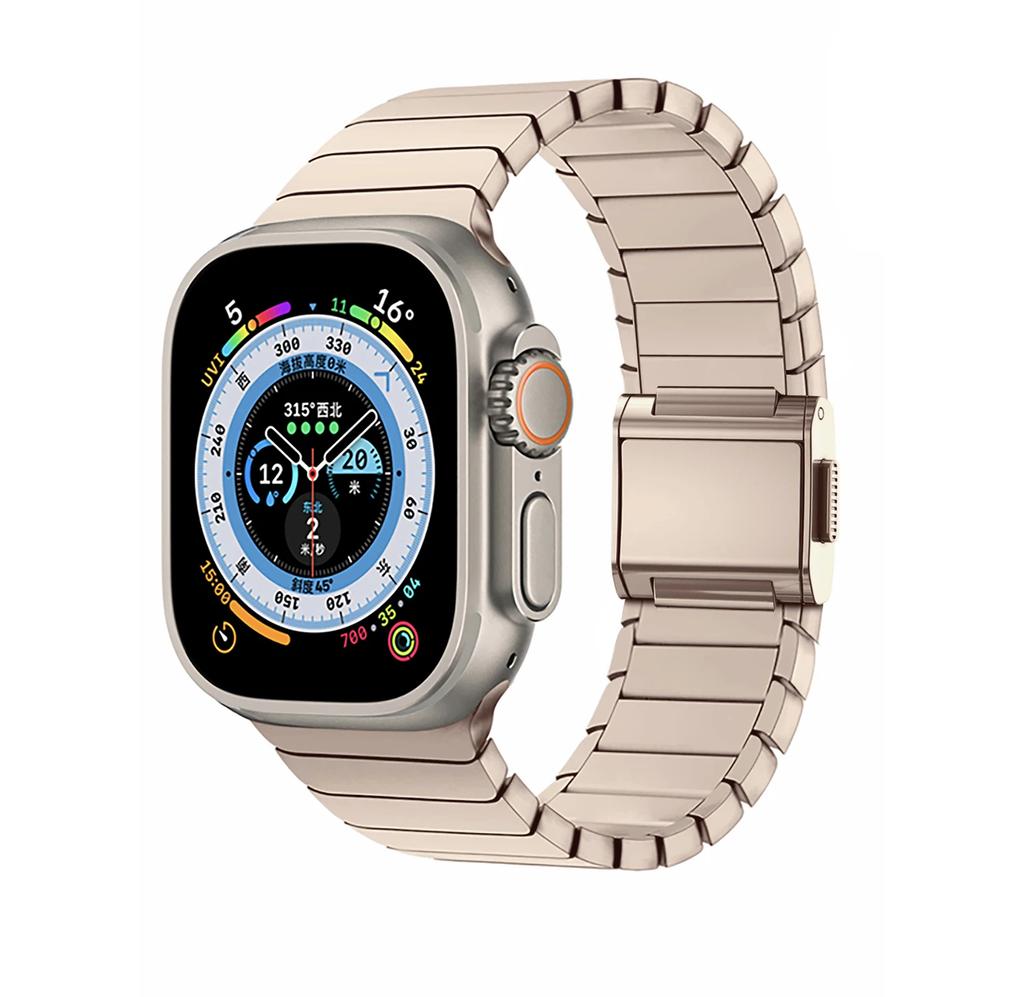 Titanium Metal Strap for Apple Watch Ultra 3 2 49mm 46mm 45mm 44mm Magnetic Buckle Wristband iWatch 11 10 9 8 7 6 5 4 SE 3 Band