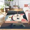 Little white cat Rug Floor Mat for Living Room or Bedroom Soft and Comfortable Carpet a Gift for Birthday and Holiday.