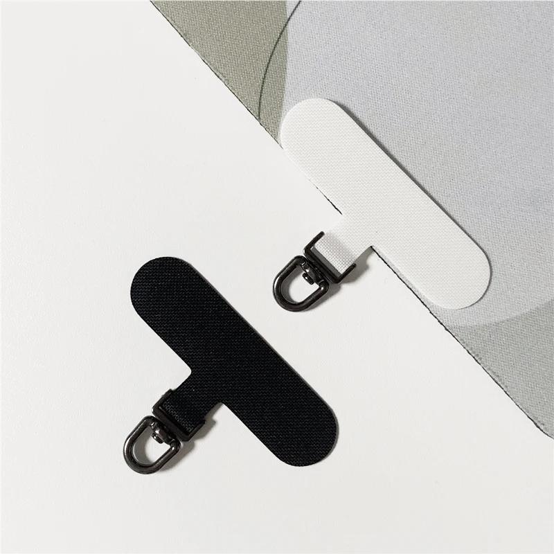 2-3Pcs New 360 Rotatable Phone Lanyard Tether Tab Nylon Patch Gasket Cellphone Straps Chain Safety Connecter
