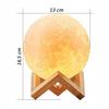 Steam Humidifier Moon Lamp Diffuser Ionizer 8 Colors Usb