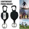 Chaveiro Cordão para Celular com Alça Fácil de Transportar Suporte Retrátil para Celular Rotação Ajustável Rotação Sem Fio Cabo Antifurto