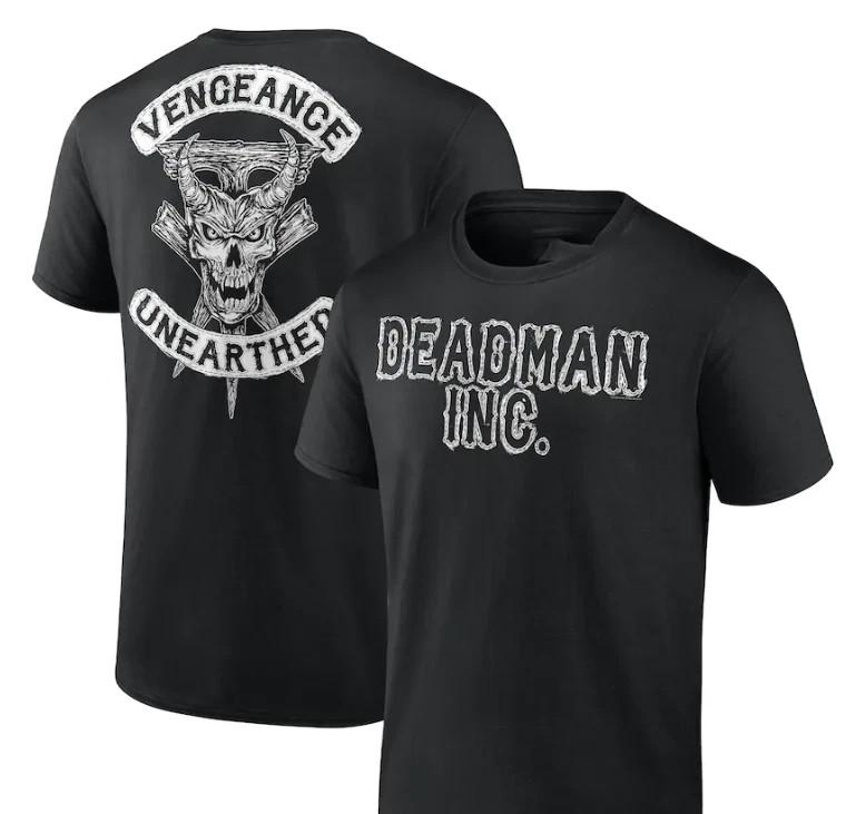 Black The Undertaker Vengeance Unearthed Retro T-Shirt Unisex T-Shirt M
