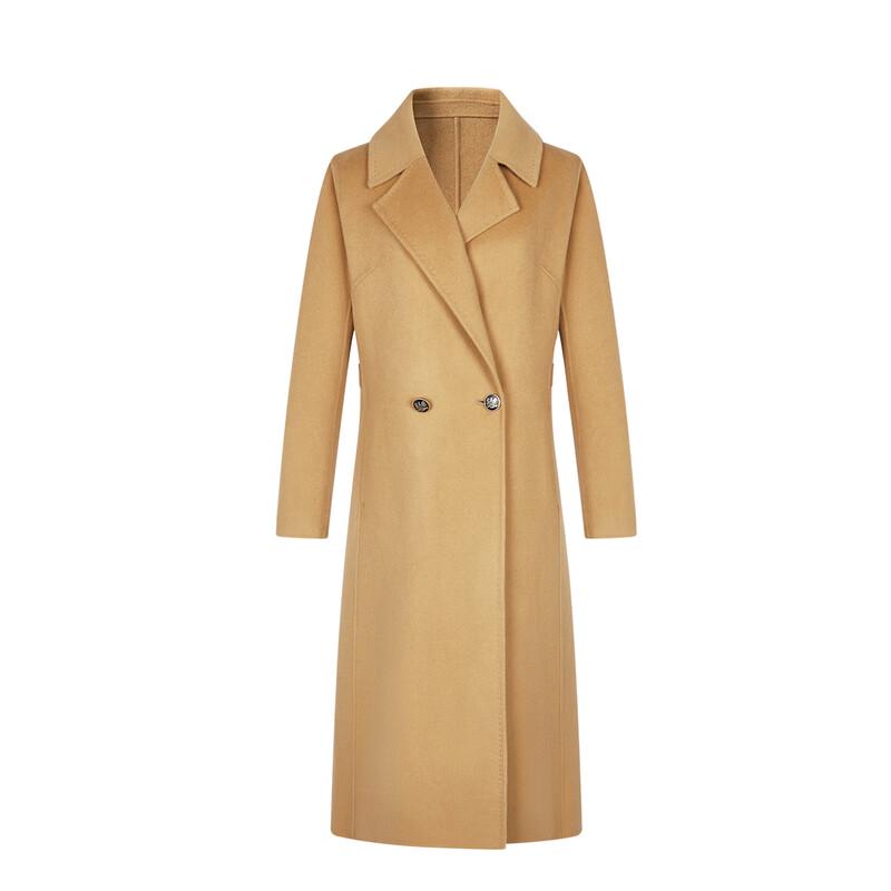 FivePlus Women's Double-breasted Wool Blend Coat