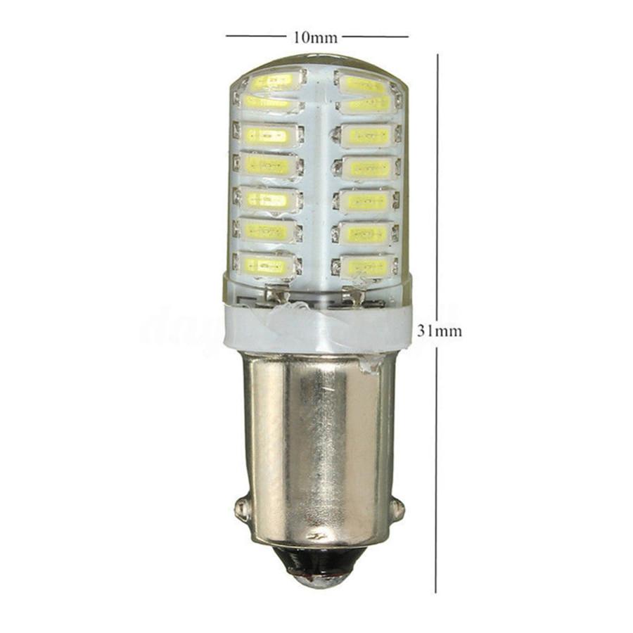 10x BA9S T11 T4W 4014 LED 24-SMD Car Side Light Bulb Interior Lamp White DC 12V