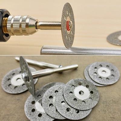 1 Set Rotary Tool Circular Saw Blades Cutting Wheel Discs Mandrel Dremel Cutoff High Quality Household Accessories Home Tools