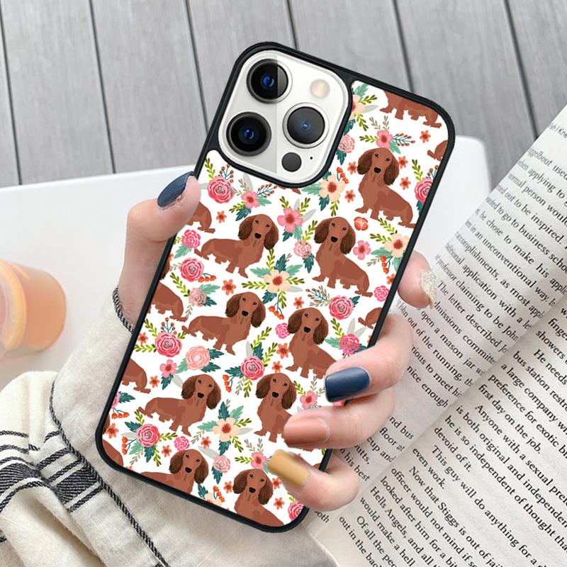 Sausage Dog Dachshund Art Phone Case for iPhone 17 Air 16 15 14 12 13 PLUS 11 PRO MAX Cover Fundas Shell coque