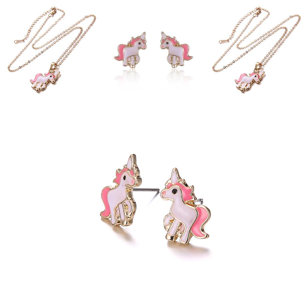 Cute Animal Necklace Set European And American Hot Selling Alloy Jewelry Set