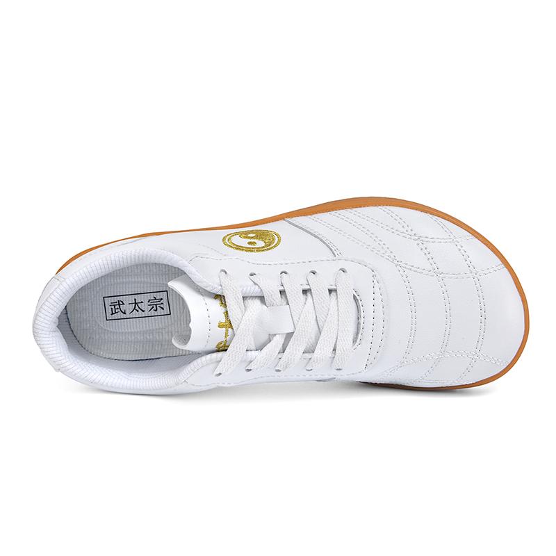Scarpe Tai Chi da Uomo e Donna Sneakers Flessibili Kung Fu Scarpe Piatte per Camminare Arti Marziali Suola Morbida Bianco Nero