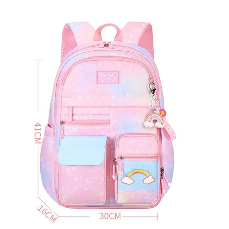 Mochila Ligera Infantil Linda Mochila Infantil Escuela Primaria Bolso Escolar Mochila Escolar Rosa Niña