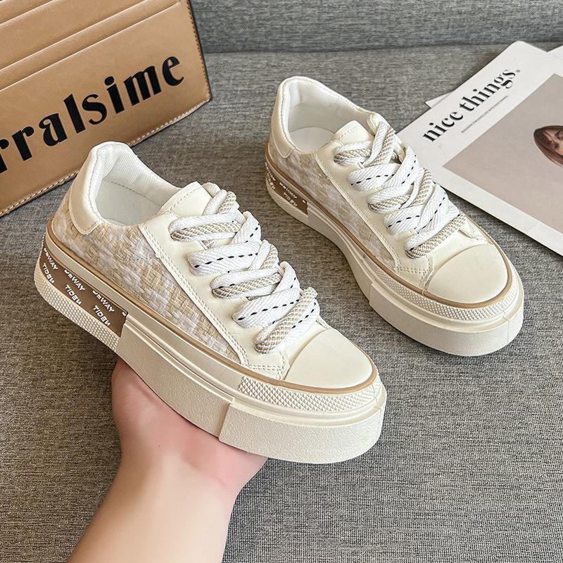Fashion Women's Casual Sneakers Chunky White Espadrilles Luxury Green Cute Canvas Shoes for Women Fashion Shoe Designer Black Flat Hit