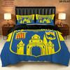 Kvc Westerlo Pattern Bedding uilt Set uilt Cover Pillowcase Home Decoration Birthday Gift (1 * duvet cover + 2 * pillowcase without core)