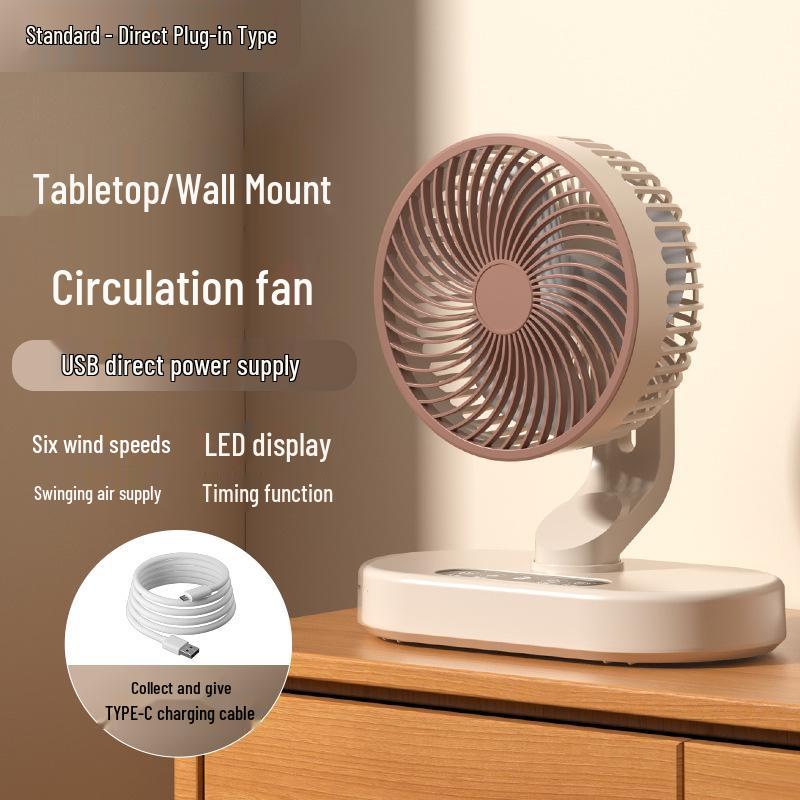 Portable USB Mini Fan for Desktop and Dorm Use Standard