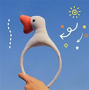Anime Super Cute Crab Headband New Dinosaur Design Hairband Hair Clip Accessory for Women and Men Funny Cartoon Style
