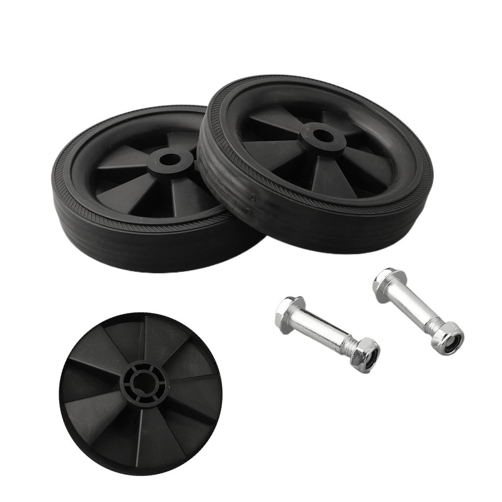 2pcs Air Compressor Caster Wheels 6 Inch Non-Slip Silent Plastic For Air Pumps Oil-free Machines Air Compressor Accessories