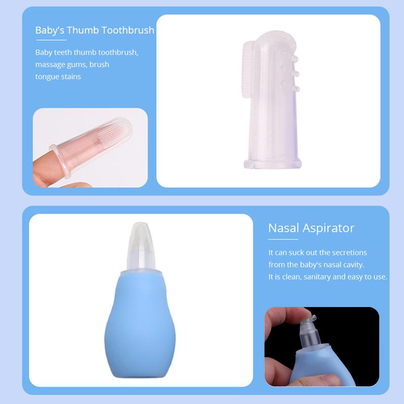 6/8/10 teile/satz Neugeborenen Kamm Pinsel Nagel Haar Gesundheit Pflege Kit Sicherheit Werkzeug Baby Pflege set Liefert