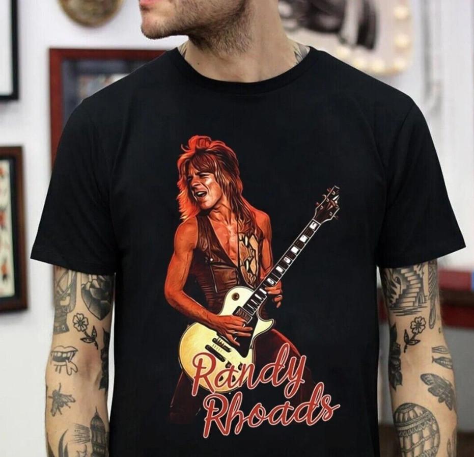 Vtg Randy Rhoads Live In Concert Cotton Black Shirt JU138 XXXL