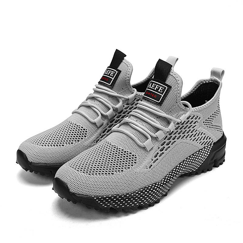 Große Sneaker Leichte Laufschuhe Fliegendes Gewebe Sportschuhe Trendige Schuhe Outdoorschuhe