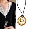 Simple and Elegant Metal Pendant Necklace Youthful Adult Jewelry Autumn Winter Jewelry for Casual and Formal Occasions