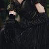 Women Velvet Long Gloves Retro Elbow Length Gloves 1920s Flapper Opera Party Gloves for Costume Dance Role-Playing Stage Performances