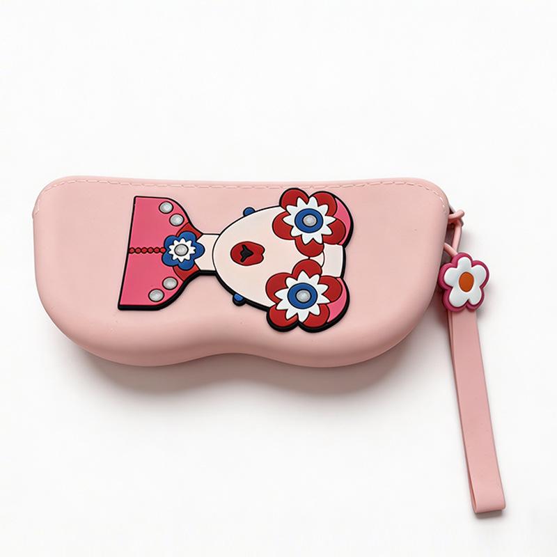 Portable Food-Grade Silicone Sunglasses Storage Case